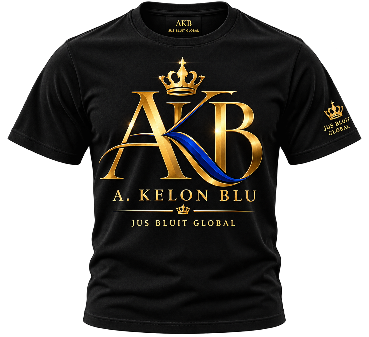 Authentic AKB Author's Signature Tee - Black/Gold