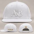 AKB Author’s Edition White Cap — Tonal White + Gold Detail